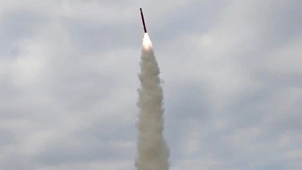 Запуск крылатой ракеты КНДР Запуск крылатой ракеты КНДР